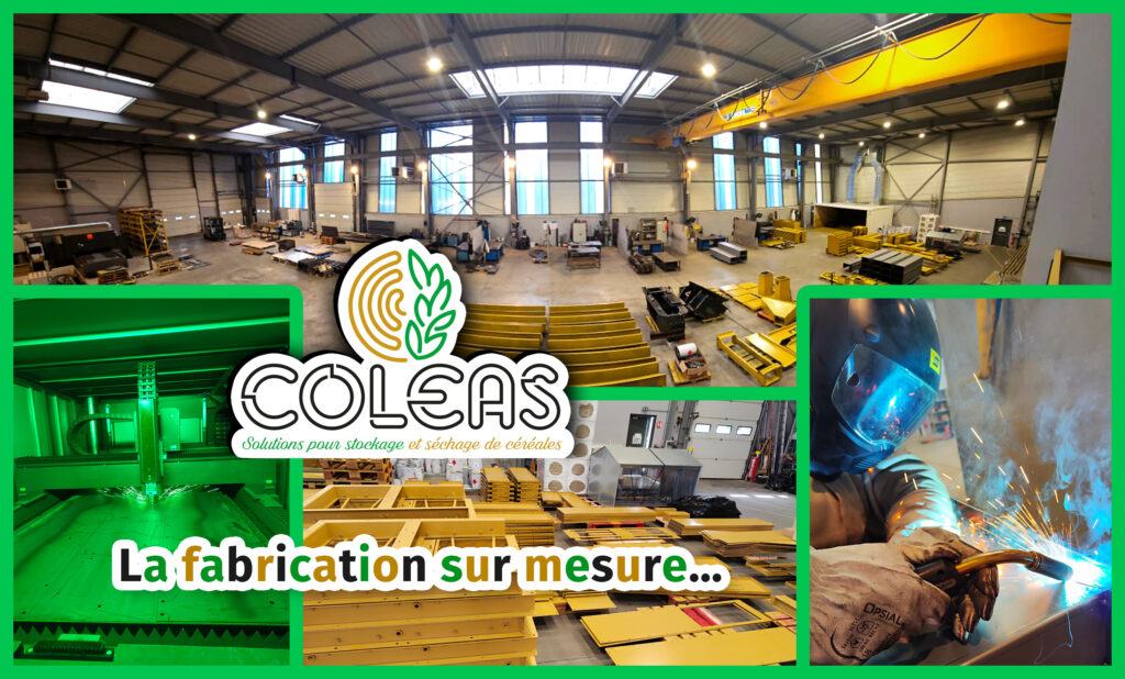 L'atelier de production COLEAS bat son plein.